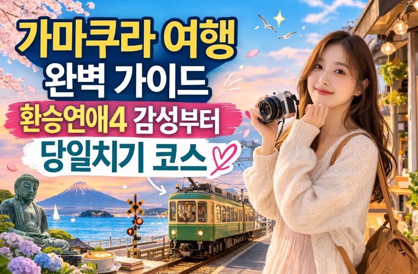 가마쿠라 여행, 환승연애4 촬영지, 당일치기 코스