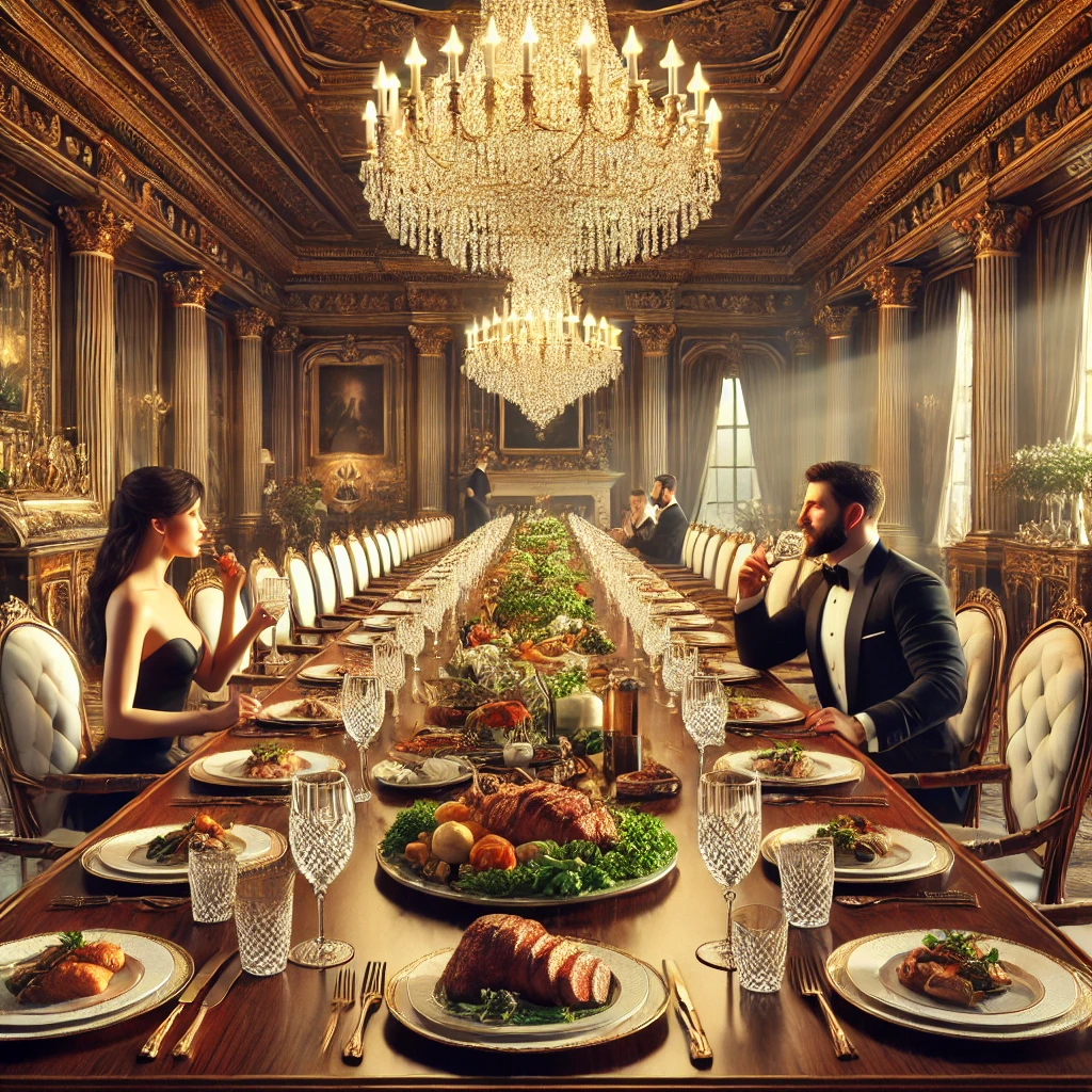 부자 식습관 이미지