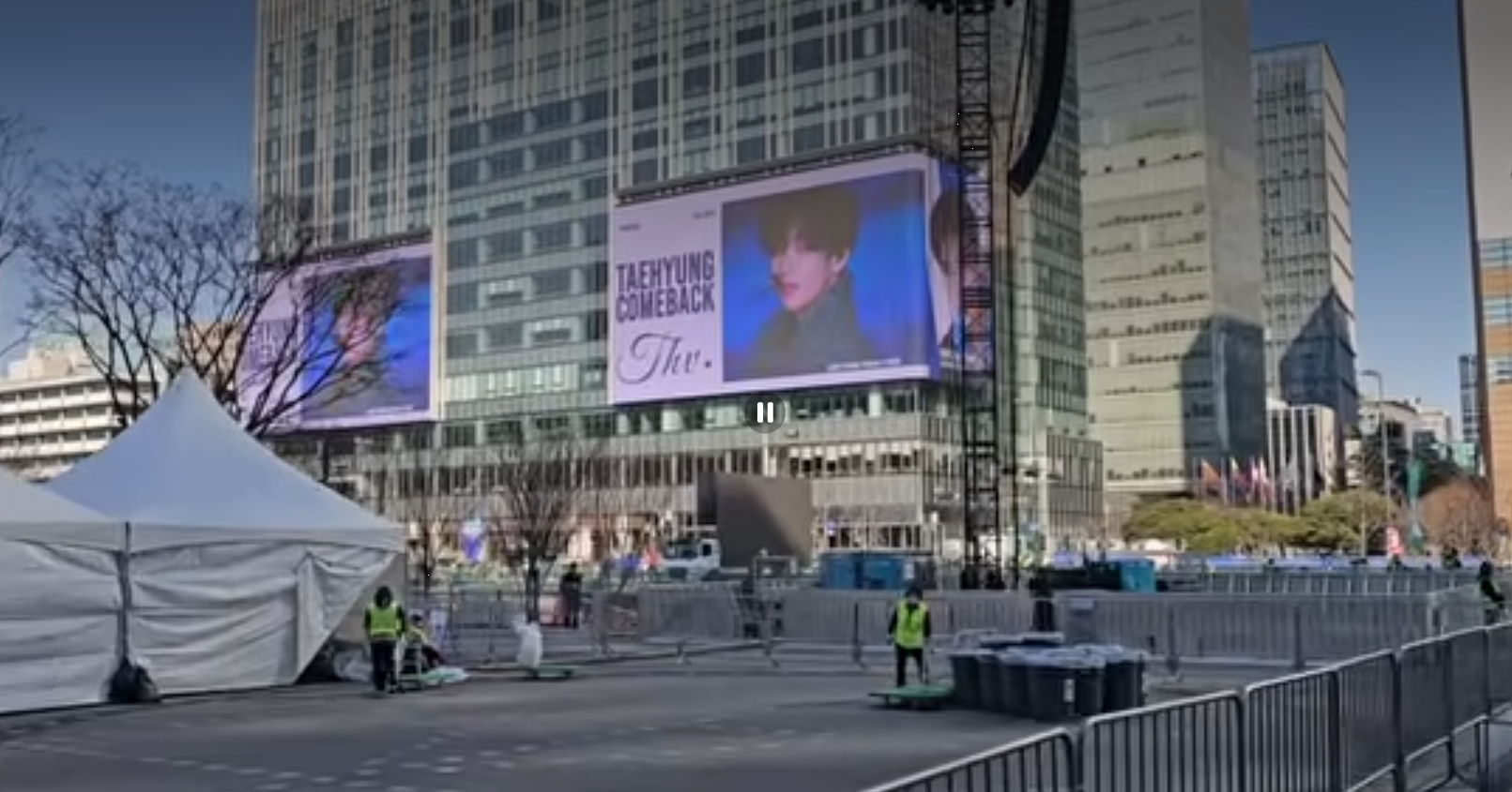 광화문 CCTV 영상 통해 BTS 공연 현장 실시간 분위기 느껴보기