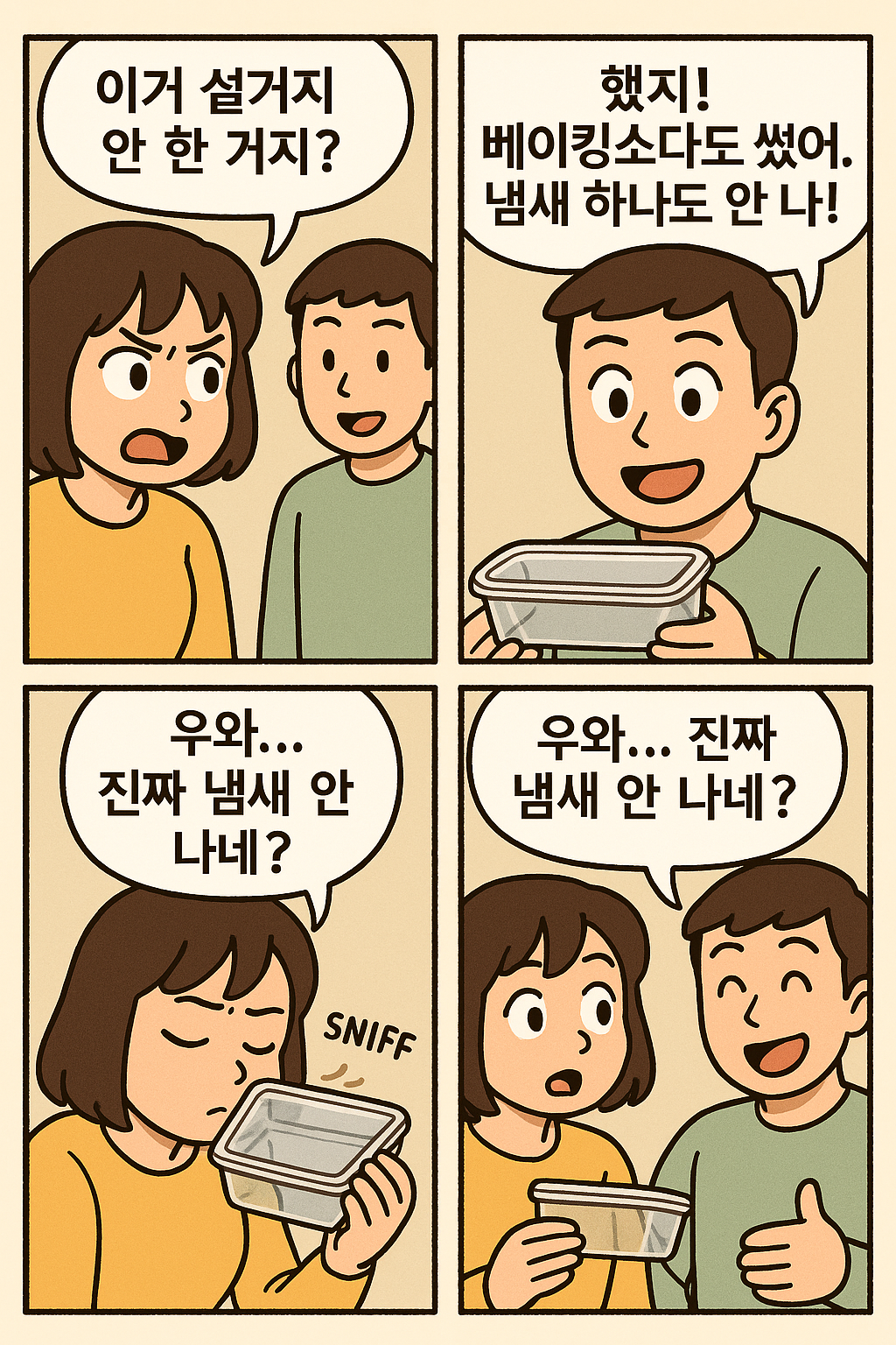 아내의 반응은?