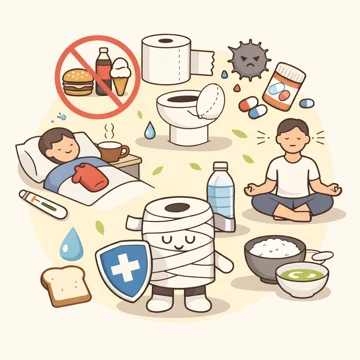 급성 설사를 멎게 하려면 피해야 할 행동과 기본 관리 방법2