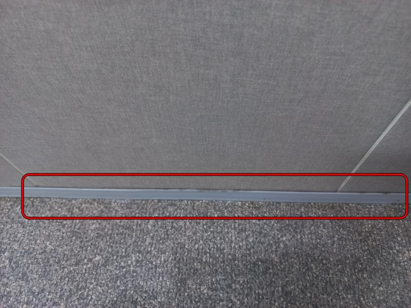 한샘 휴플로어 청소전 상태