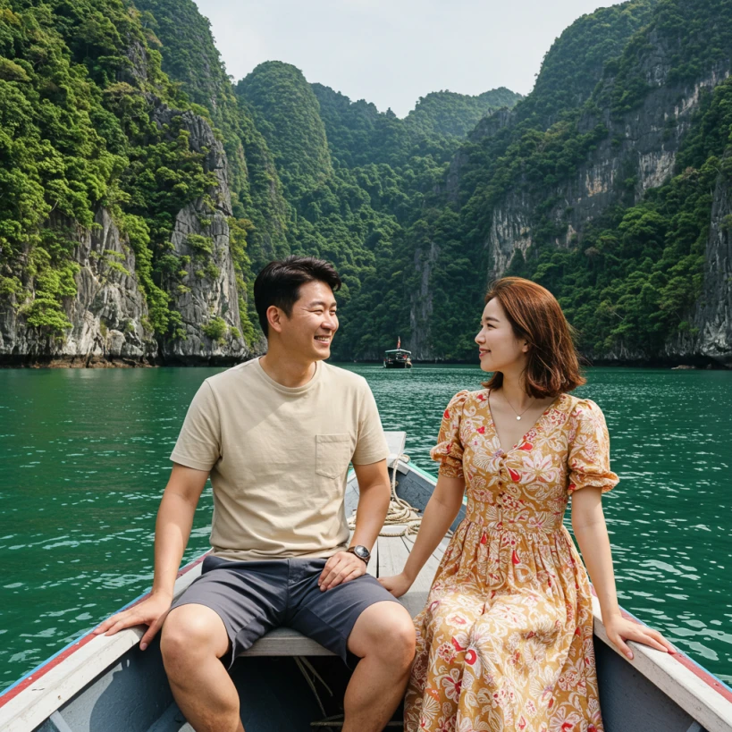 랑카위에서 킬림카르스트 보트투어