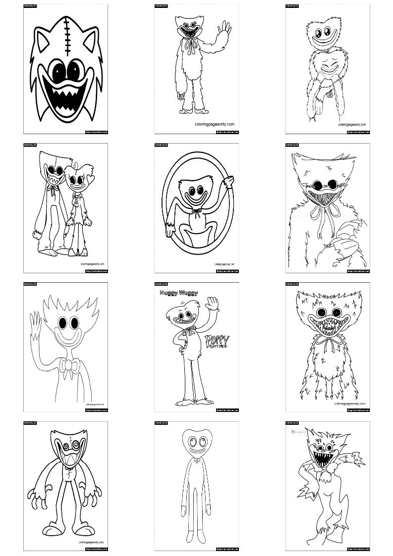 허기워기 색칠공부 도안