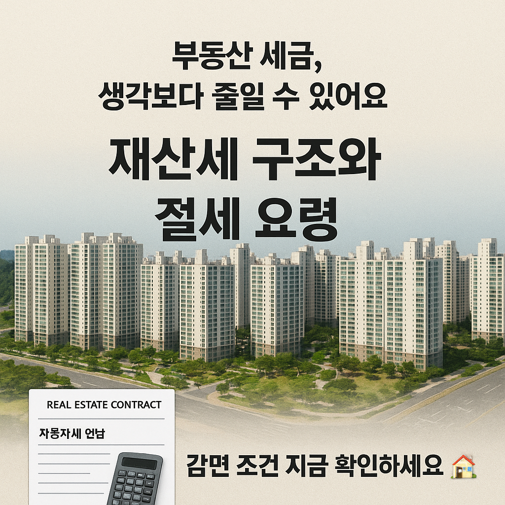 [4편] 재산세 구조와 절세 요령
