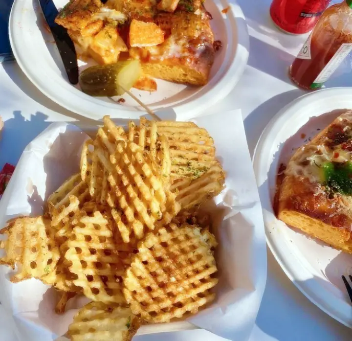 특별한 도우 조각 피자 전문점 아메리칸 버거 피자 상수역 홍대 맛집