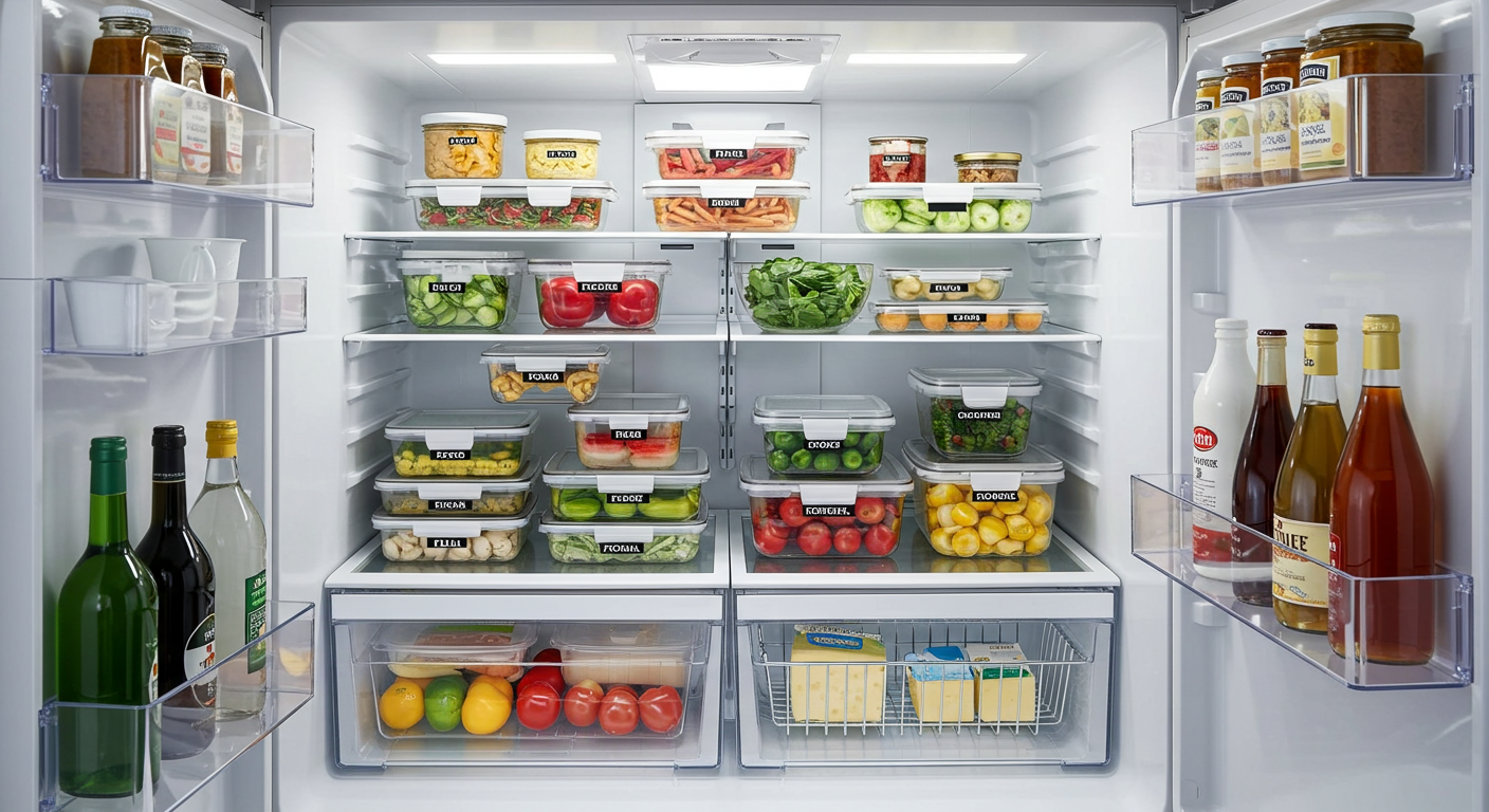 라벨링과 투명 용기 활용하기