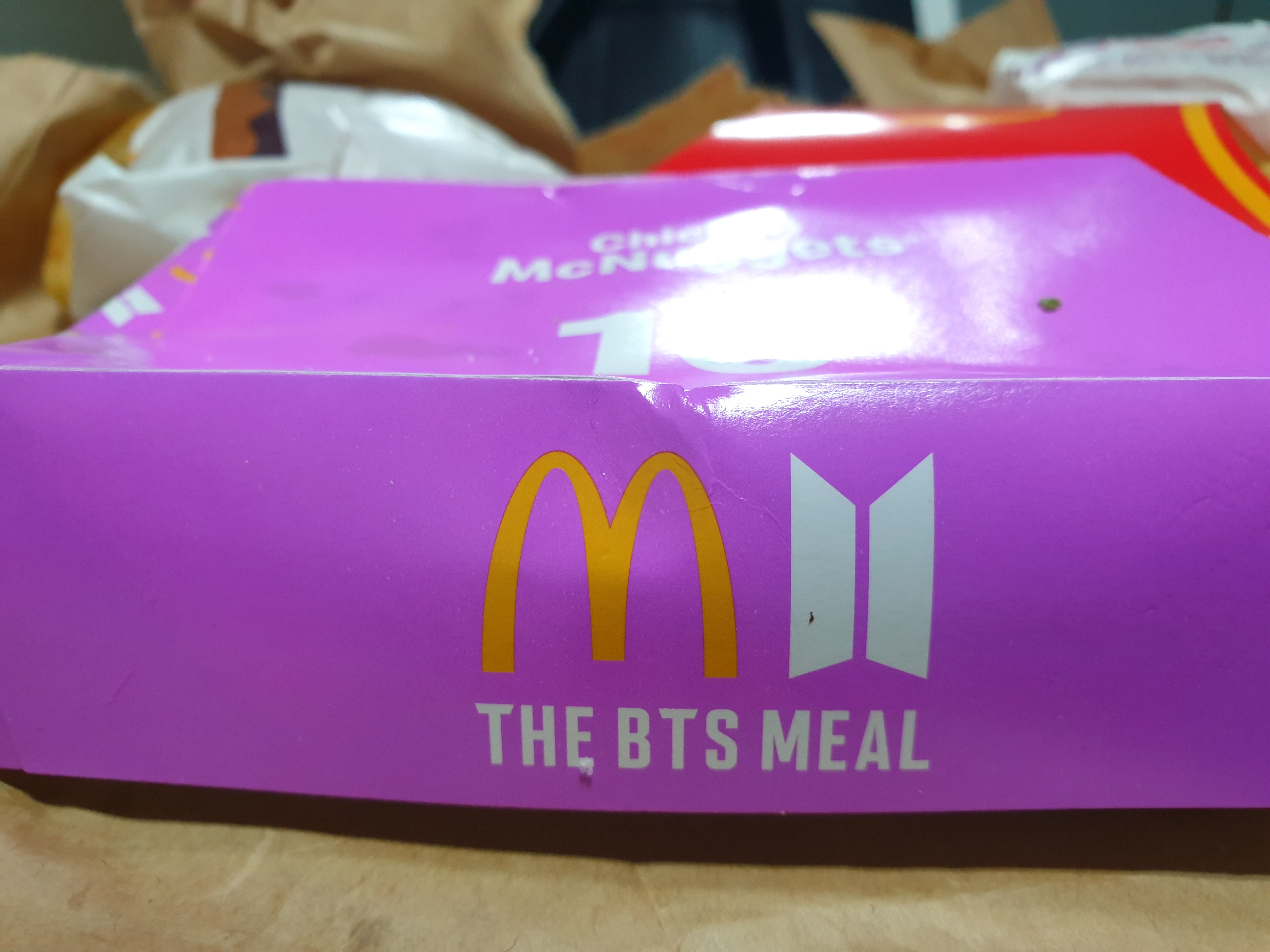 BTS세트 맥너겟 상자