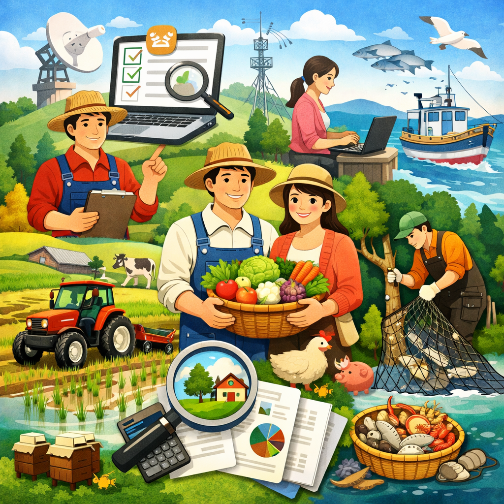 농림어업총조사 신청 방법 총정리|참여 대상·자격조건·인터넷 조사까지 한눈에 관련 사진