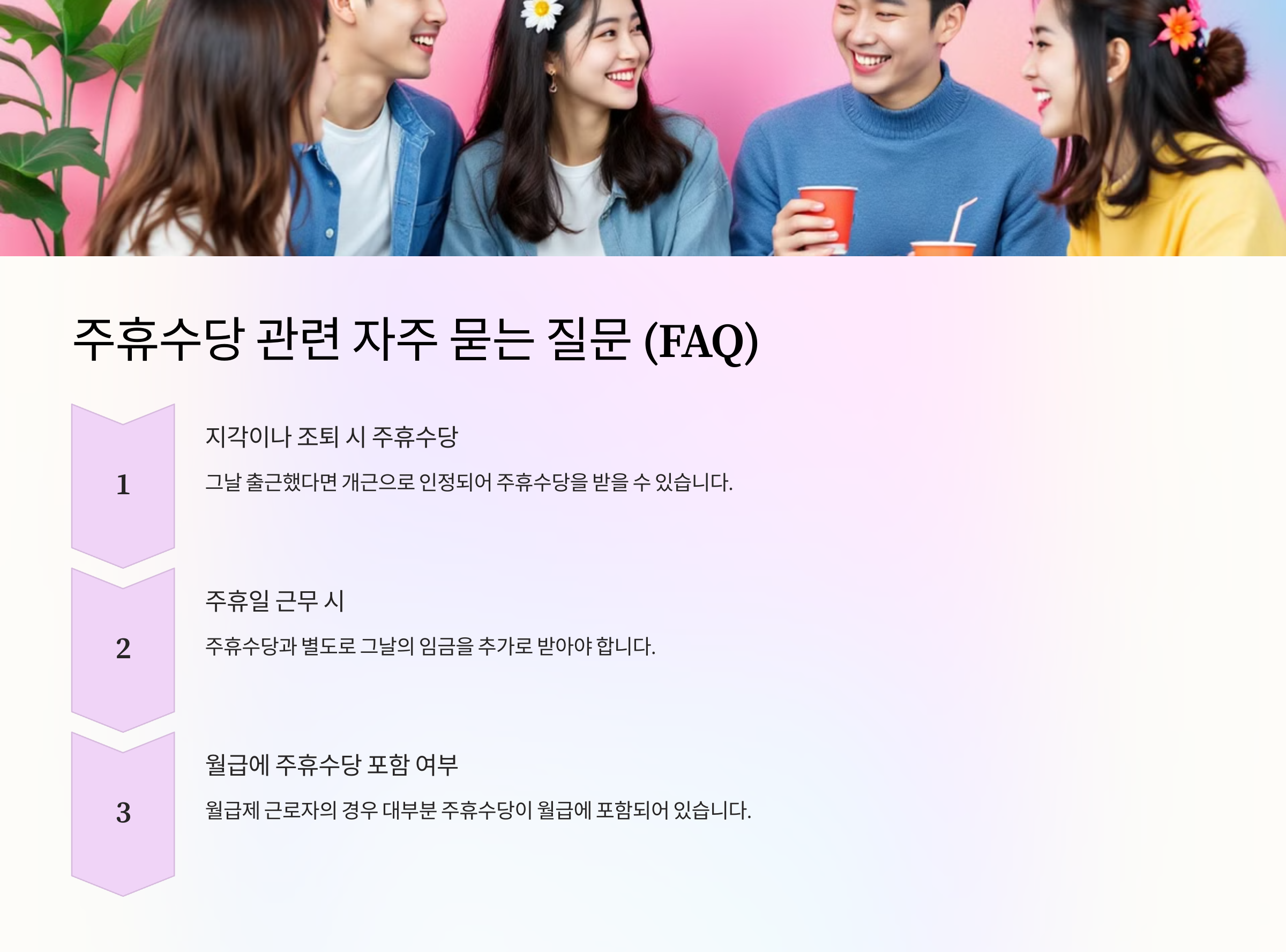 주휴수당 관련 자주 묻는 질문 (FAQ)