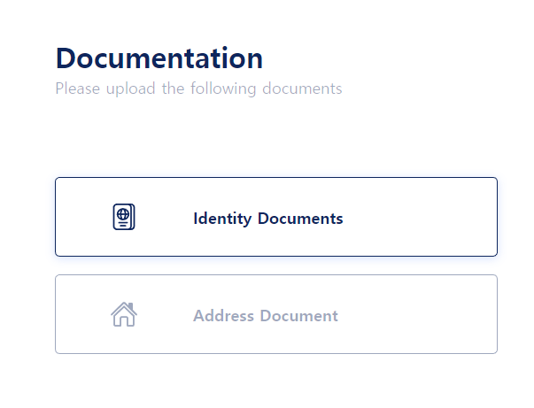 신원증명 문서 업로드
