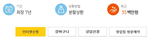 최장 7년 35백만원 가능