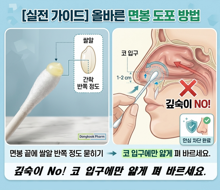 코앤텍 올바른 도포방법
