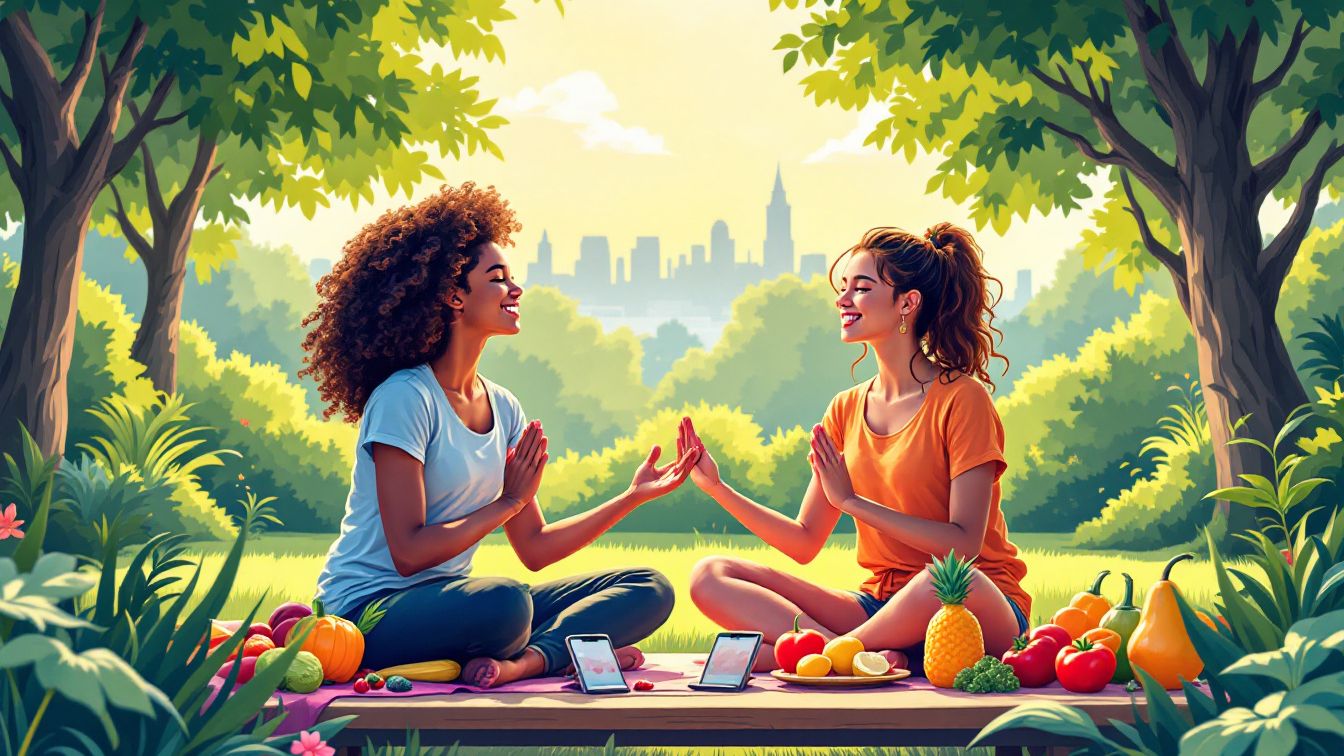 To feel so good with fresh food and a good friend.