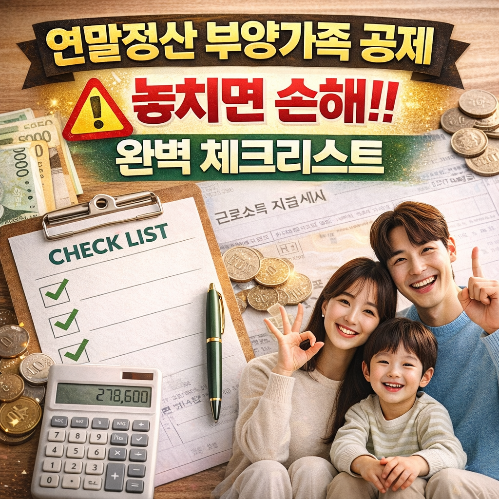 부양가족 공제 받으러 가기