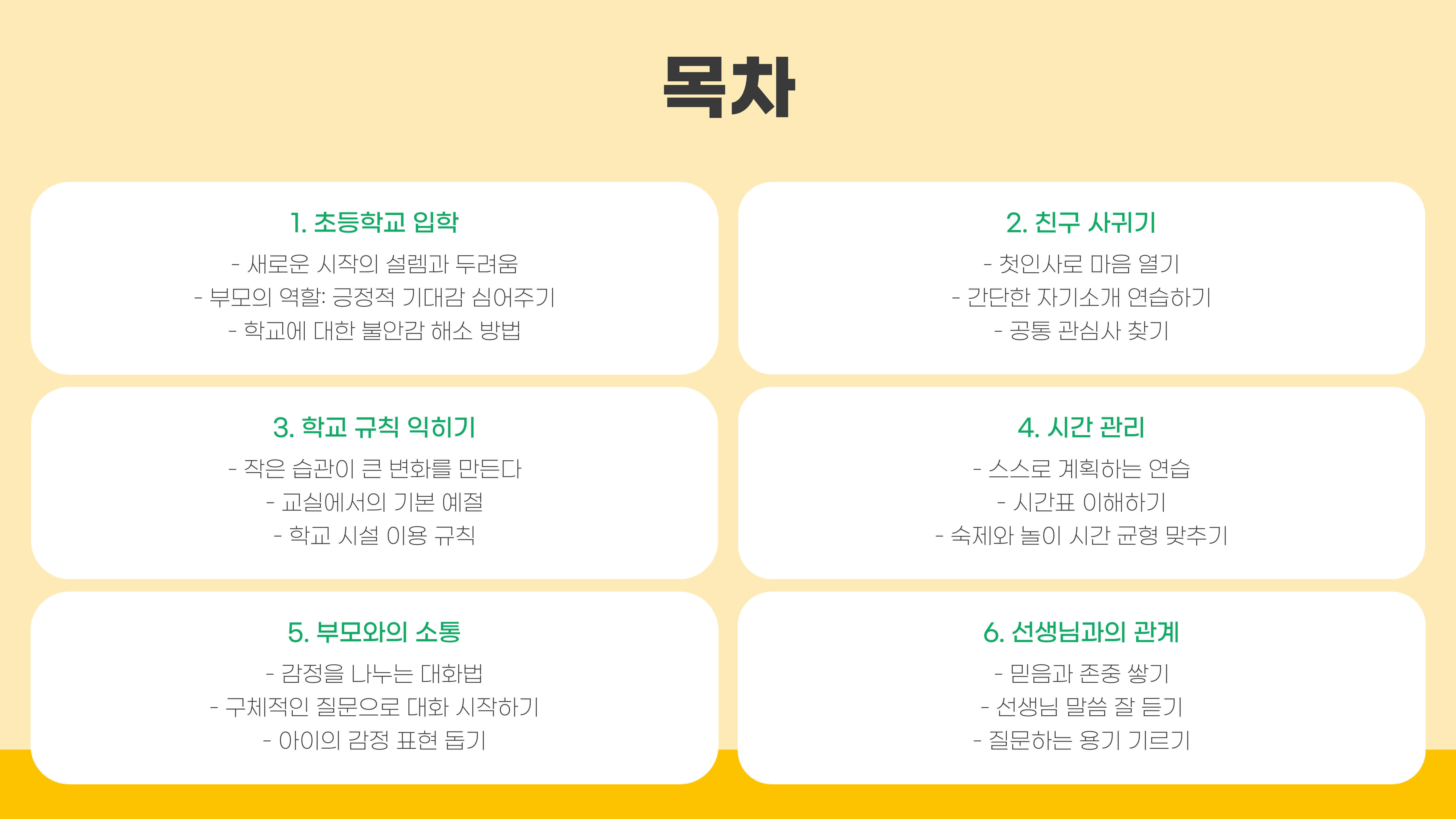 초등학생 학교 생활, 빠르게 적응하는 5가지 방법