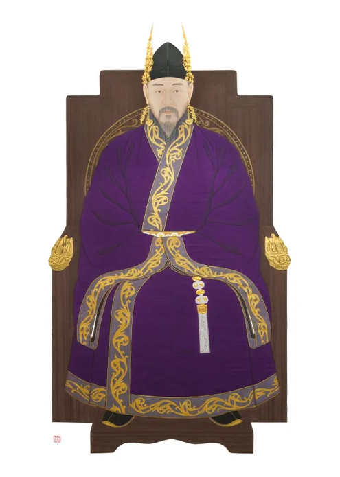 무령왕 정부표준영정 (2018년 김영화 作)