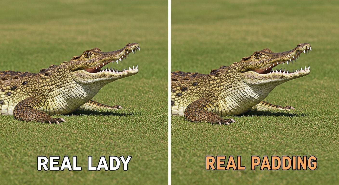 크로커다일레이디 패딩