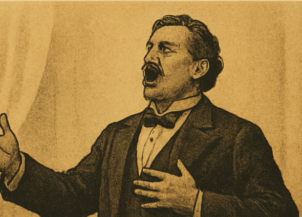 베르티 오페라 아리아 부르는 테너