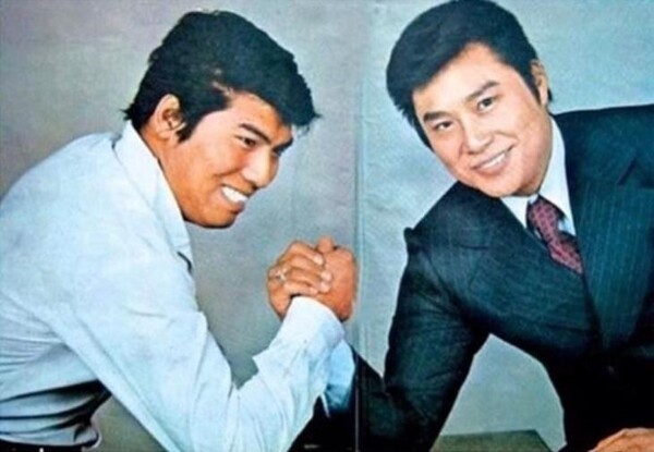 오랜시간 라이벌로 정들었던 나훈아와 남진