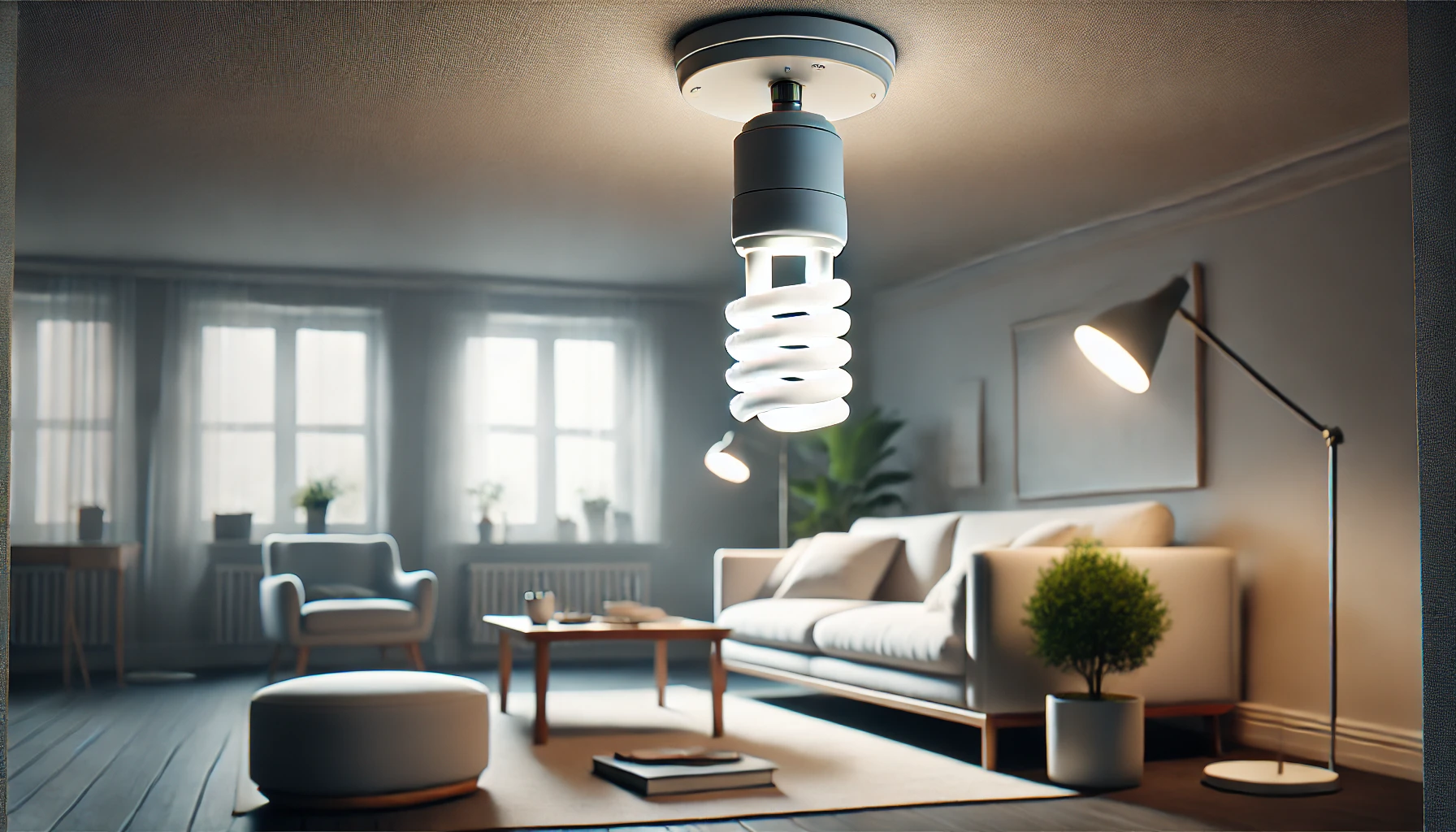 형광등 빛에도 피부가 탈까?