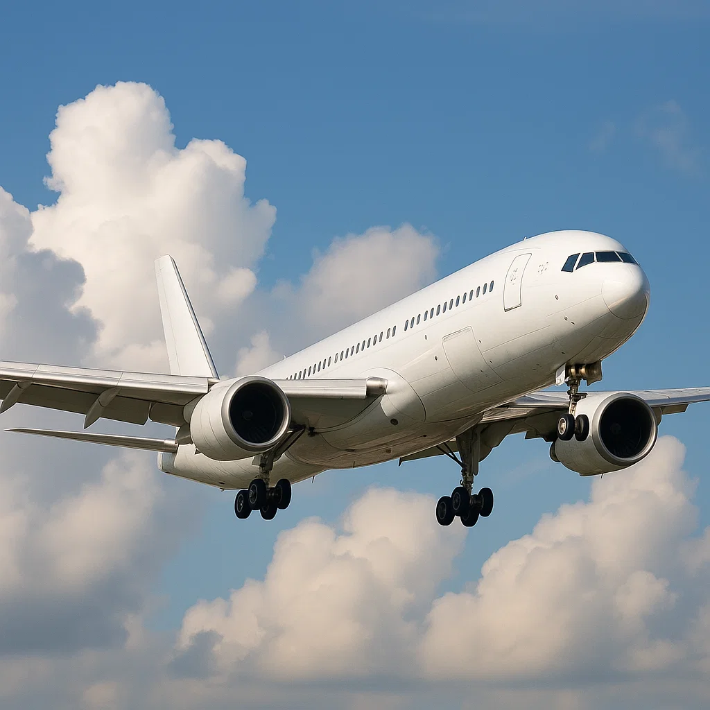 비행기 이륙장면