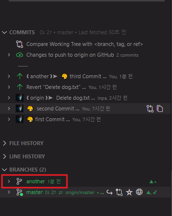 git branch / checkout