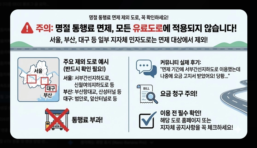2026년 명절 고속도로 통행료 할인 완벽 가이드