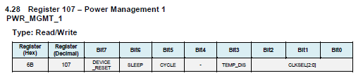 PWR_MGMT_1 레지스터