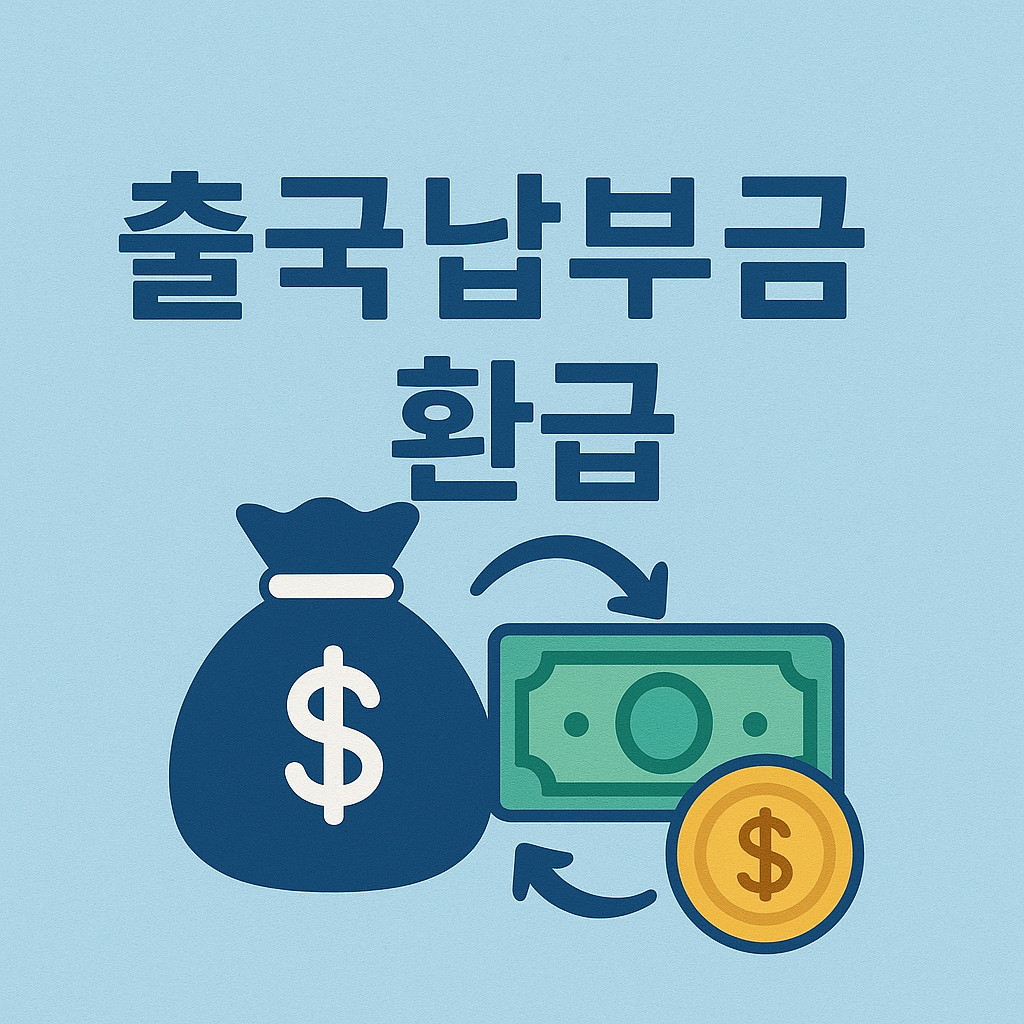 출국납부금 환급