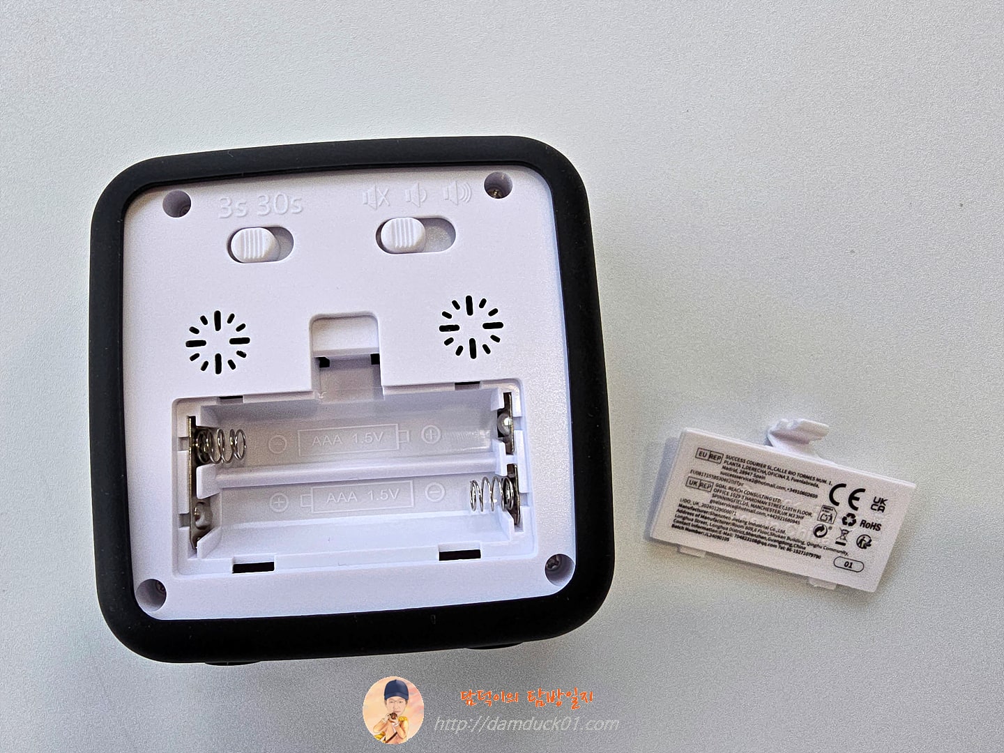 Yunbaoit VT01 업그레이드된 60분 비주얼 타이머(보호 케이스 포함) 어린이를 위한 자동 카운트다운 타이머