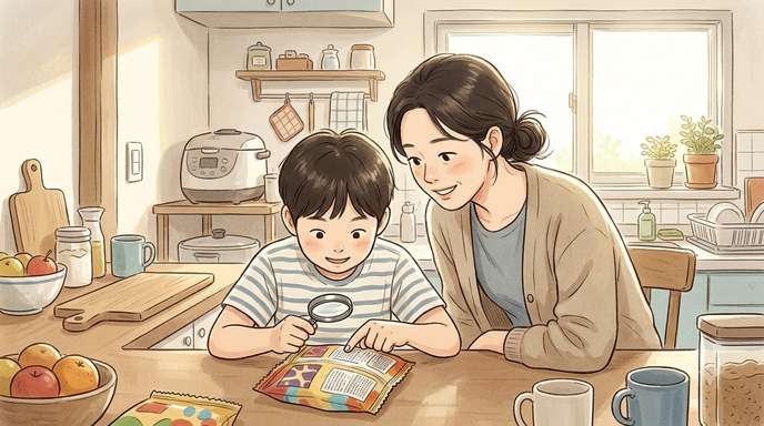 과자 봉지 뒷면, 읽어본 적 있나요?