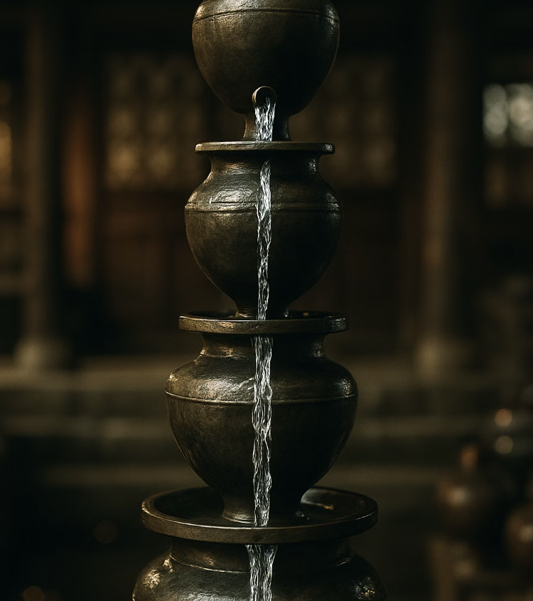 모든 것의 시작, 흐르는 물