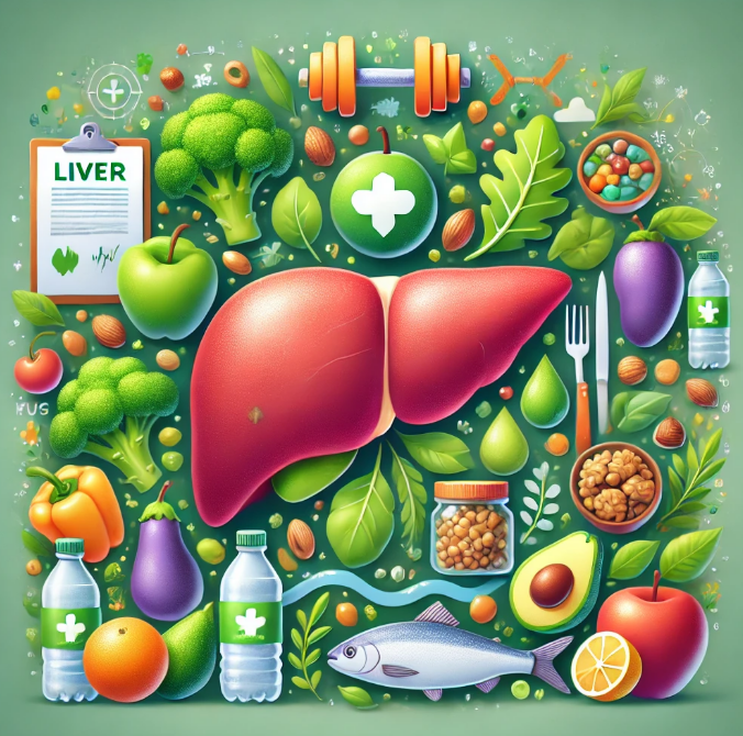 다이어트 중 간 건강 지키기