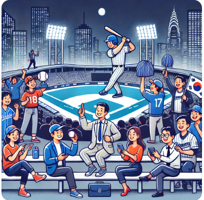 2030 직장인 야구 취미생활 사진