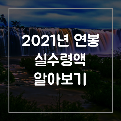 2021-연봉-실수령액-표