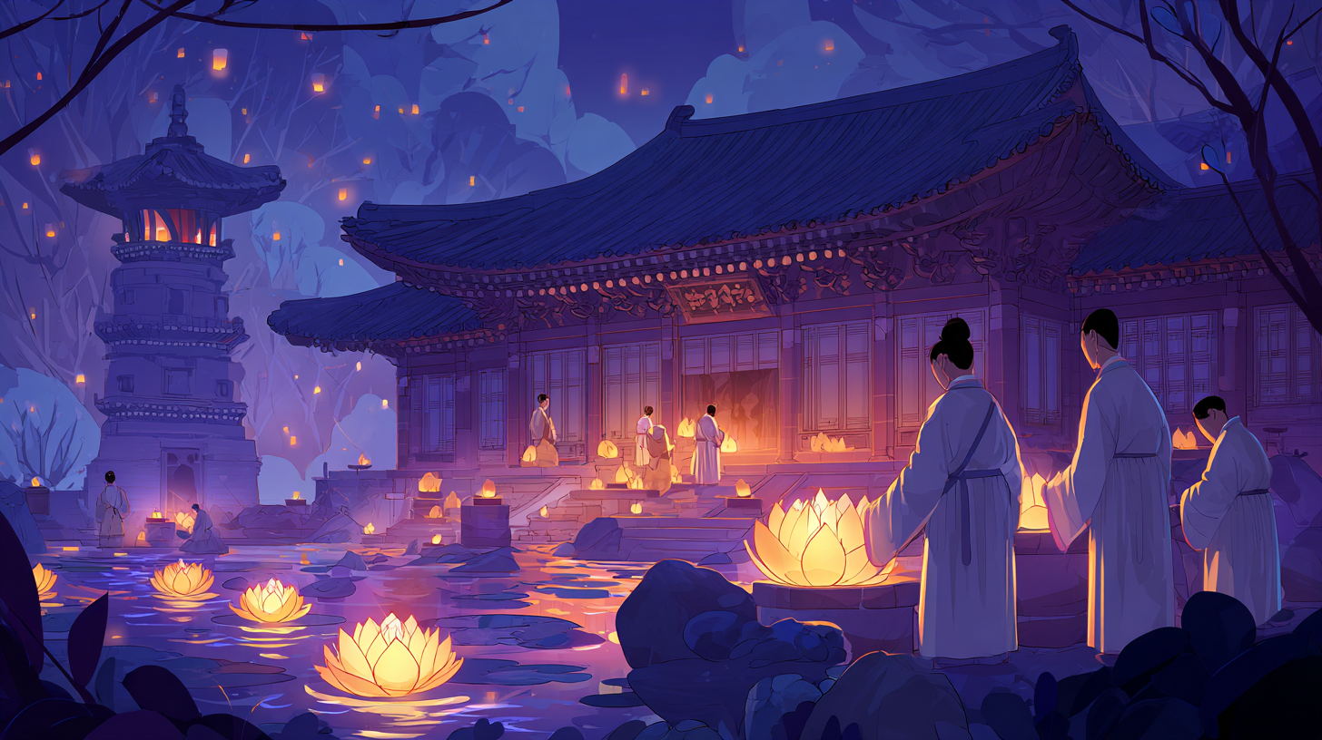 사찰 연등 의미