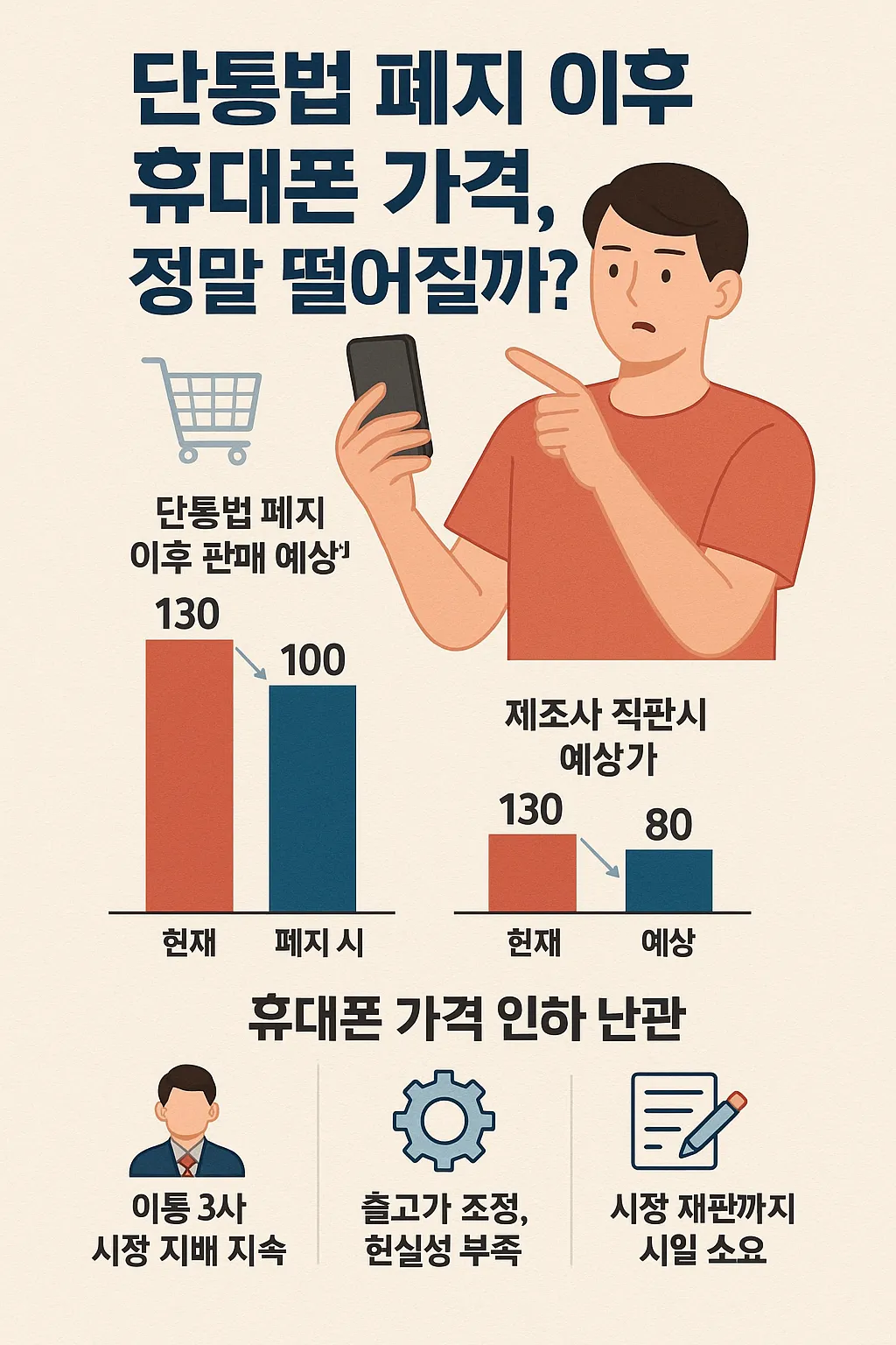 단통법 폐지 이후 휴대폰 가격
