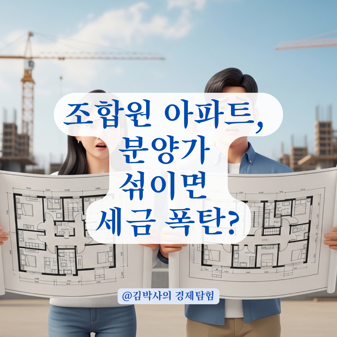 조합원가와 일반분양가 섞이는 아파트 신청 시 주의점 총정리!