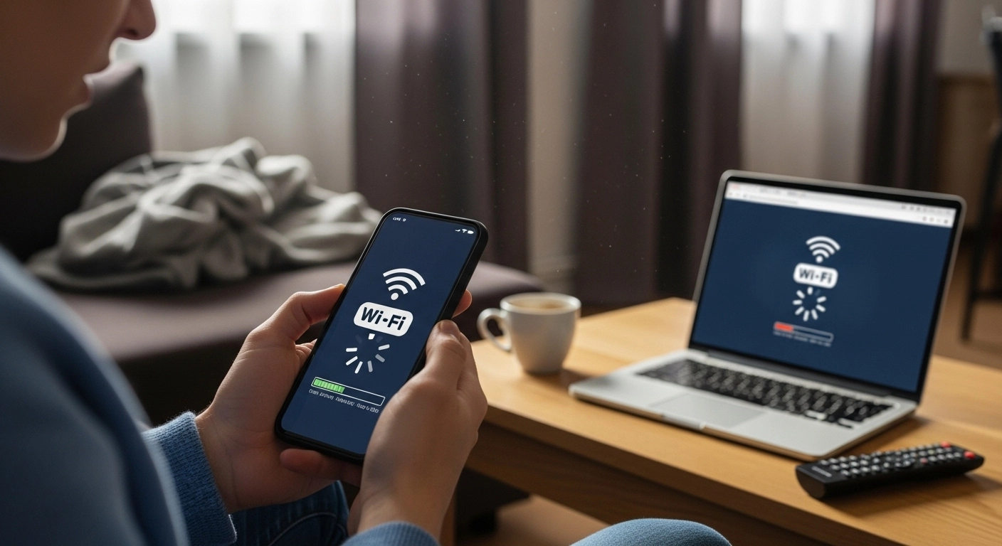 인터넷이 느린 상황을 표현한 이미지