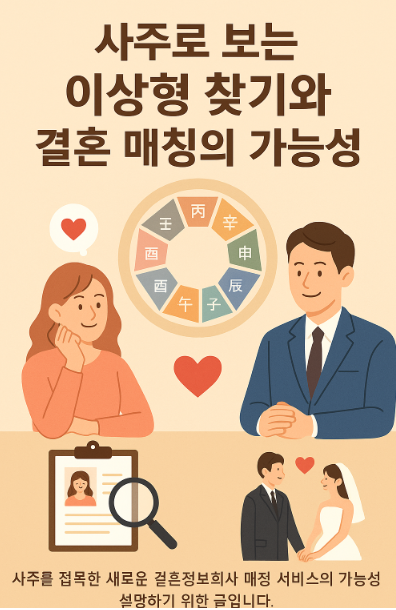 사주로 보는 이상형 찾기와 결혼 매칭의 가능성