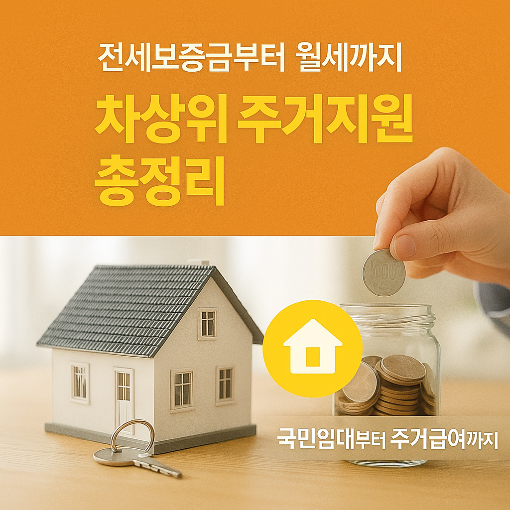 [7편] 차상위계층 주거지원 혜택 &ndash; 임대주택 &amp; 보증금 지원