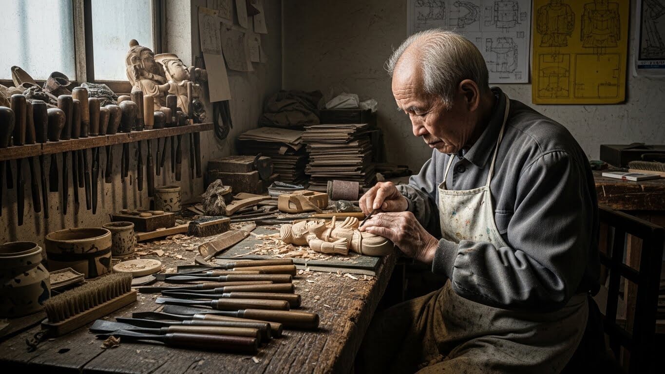 잊힌 무형문화재 장인 관련 사진