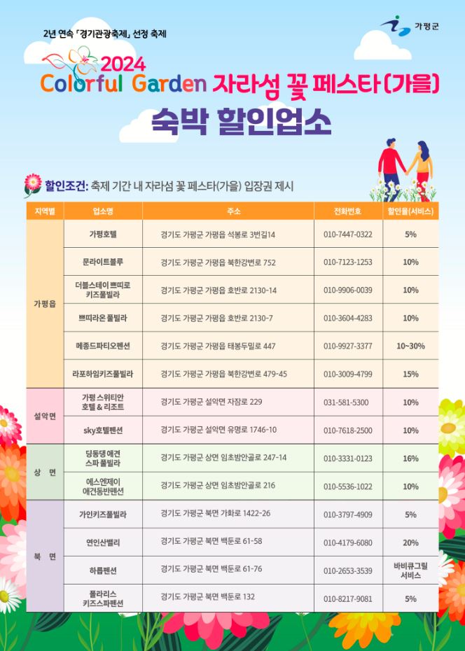 자라섬 꽃 페스타