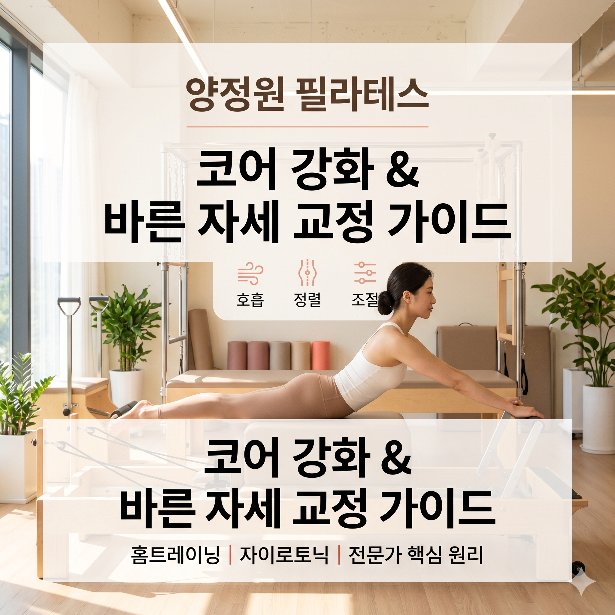 양정원 필라테스 운동법과 코어 강화를 위한 핵심 원리 알아보기