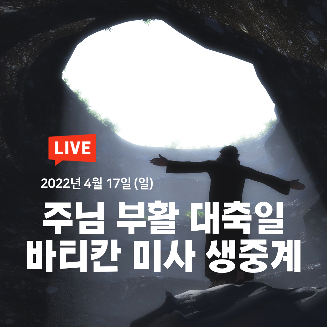 천주교 온라인 매일미사와 오늘의 말씀 묵상 22년 4월 17일 (일) 주님부활대축일 미사 바티칸 성 베드로 성당 16시 45분 프란치스코 교황 집전 평화방송 실시간 생중계