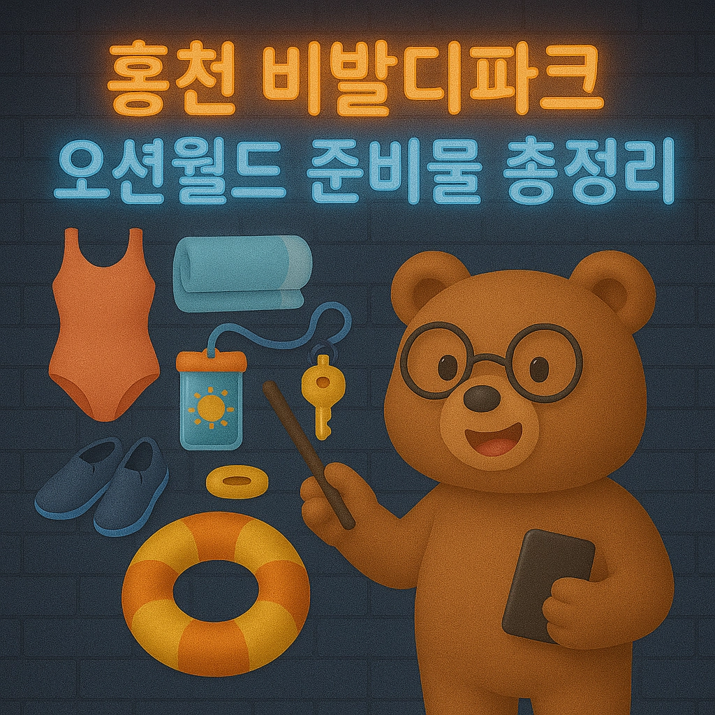 홍천 비발디파크 오션월드 준비물 총정리