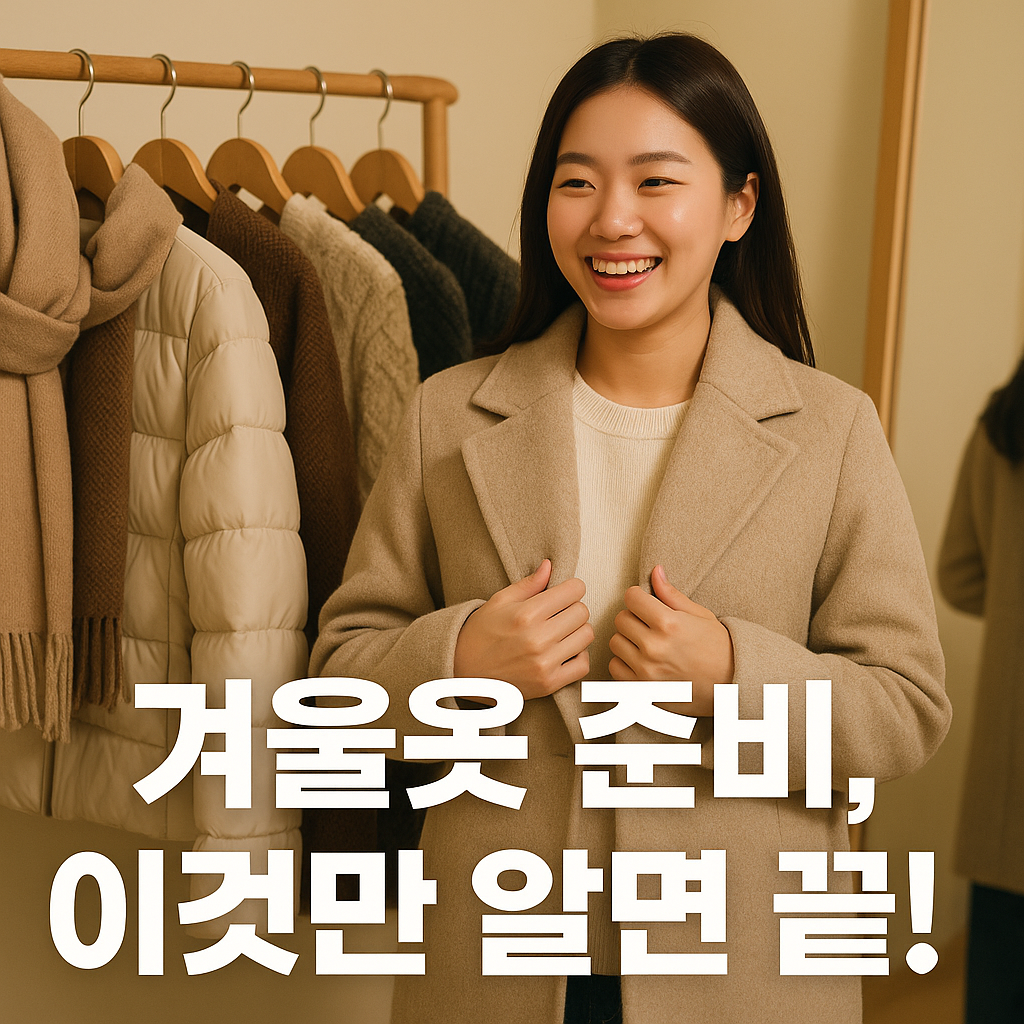 겨울옷 준비, 이것만 알면 끝!
