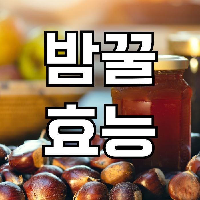 밤꿀효능