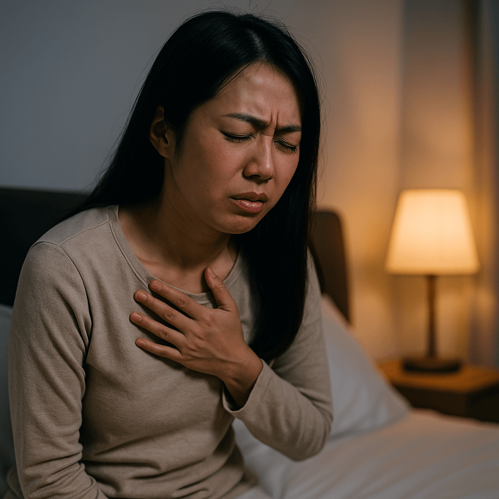 밤에 속쓰림이 심한 이유 - 사진